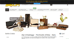Desktop Screenshot of imballaggialpi.it