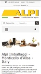 Mobile Screenshot of imballaggialpi.it